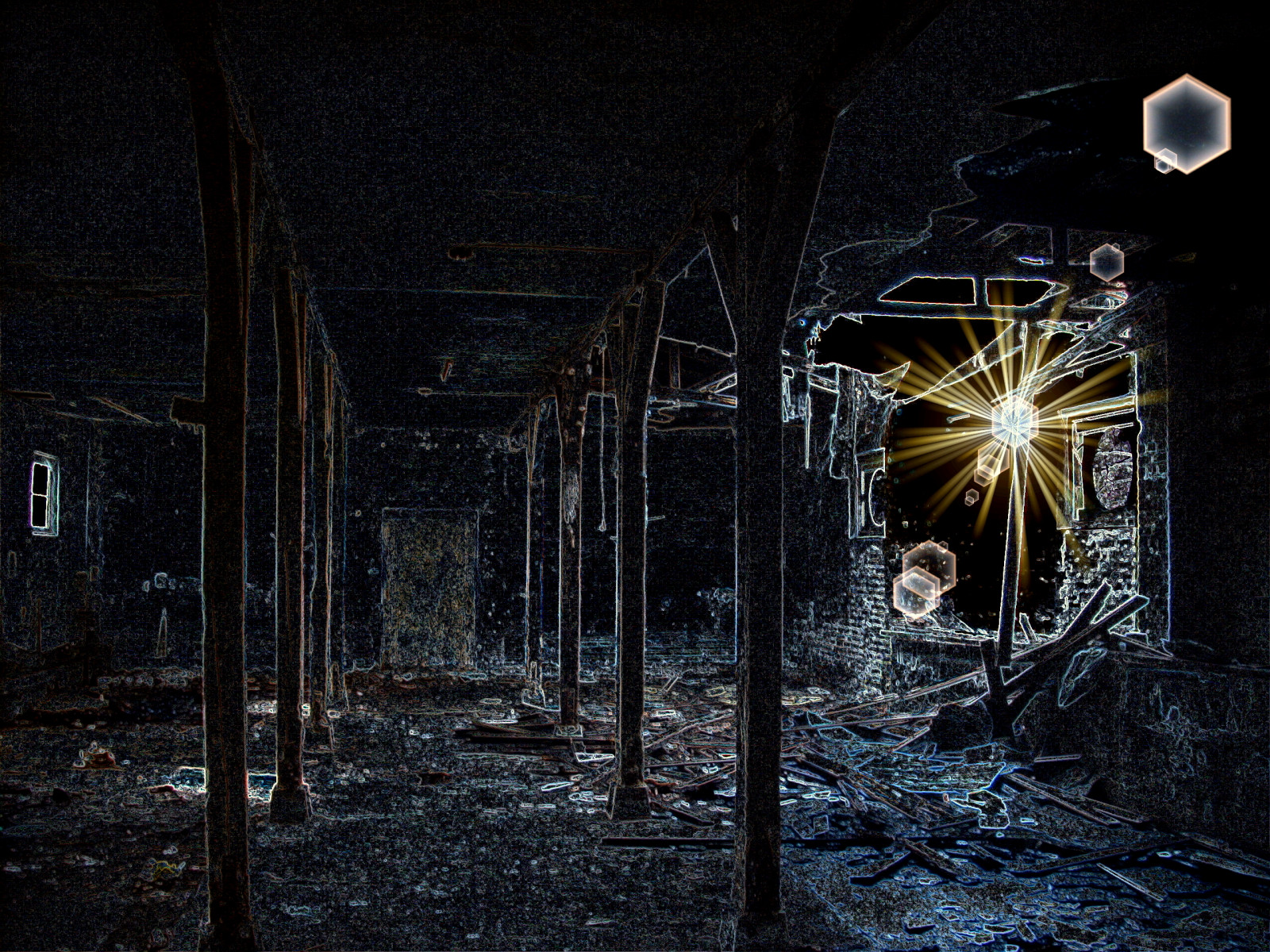 slunečnímu záření, noc, umělecká díla, kouzlo, světlo, osvětlení, tma, Snímek obrazovky, občerstvení, Andy Sart