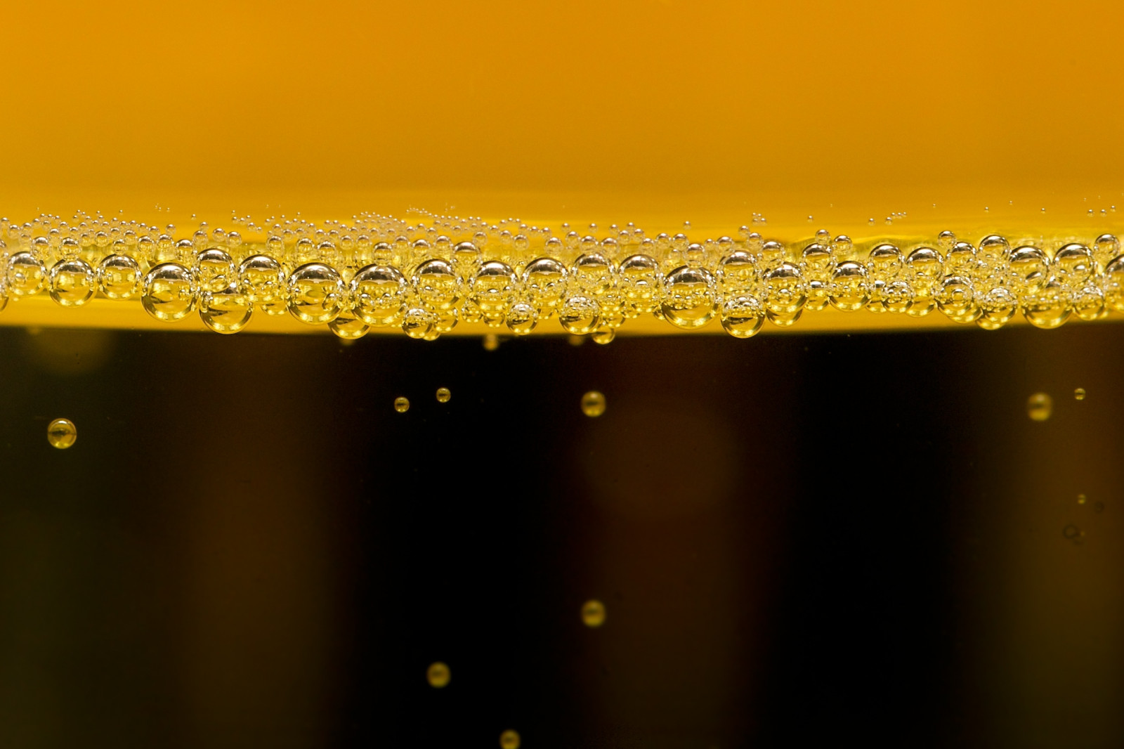 Wallpaper air, kuning, norma, gelembung, emas, sampanye, embun