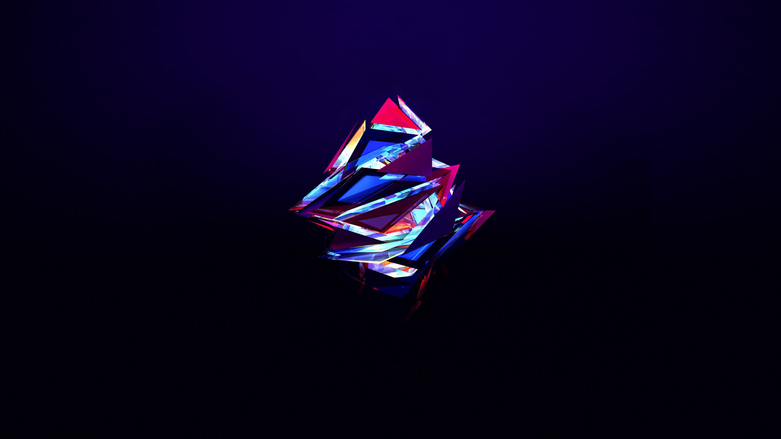 abstraktní, minimalismus, modrý, sklenka, geometrie, Hračka, světlo, počítač tapeta