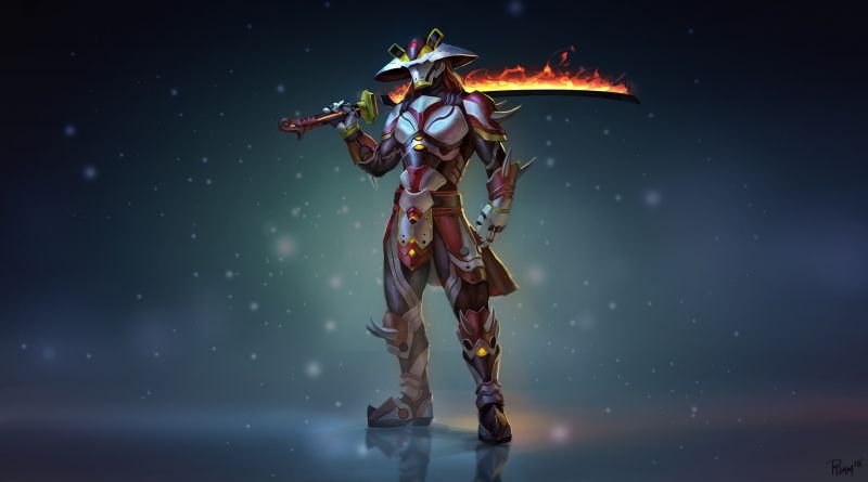 umělecká díla, samuraj, fantasy umění, bojovník, 2016 Year