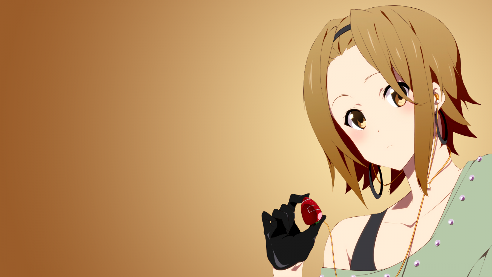 ilustrace, anime, anime dívky, kreslená pohádka, vlasy, K ON, Tainaka Ritsu, ruka, mangaka