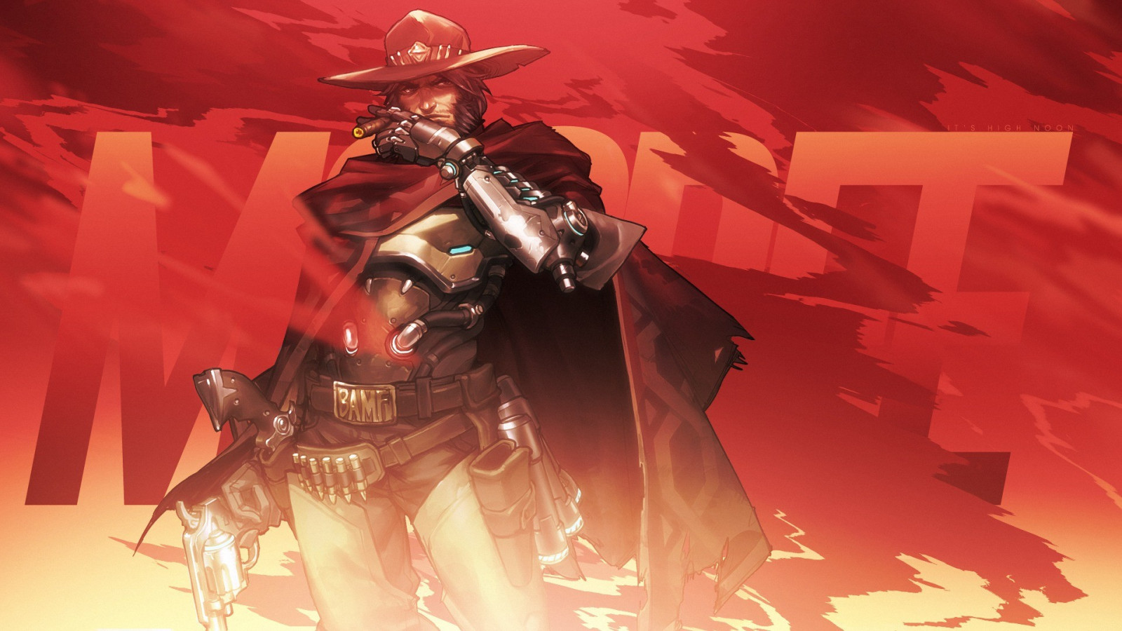 illustration, computerspil, anime, Overwatch, Blizzard Entertainment, Person, McCree Overwatch, skærmbillede, computer tapet, erhverv