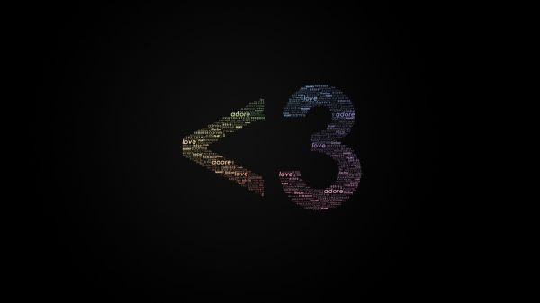 black,black background,typography,illustration,minimalism,love