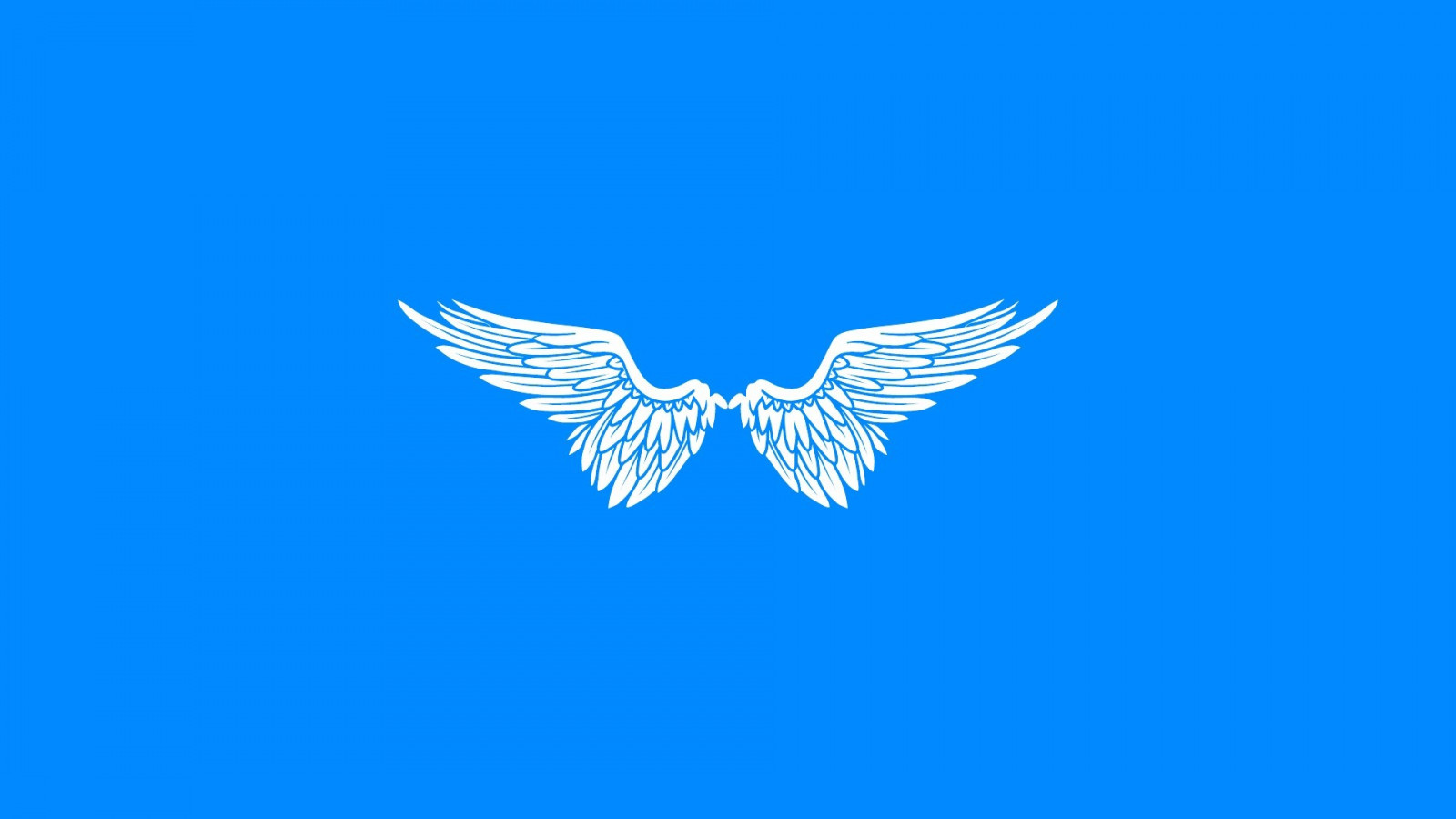 illustration, minimalisme, vinger, Engel, blå, enkel, rovfugl, ørn, fugl, vinge, 1920x1080 px, siddepinde fugl