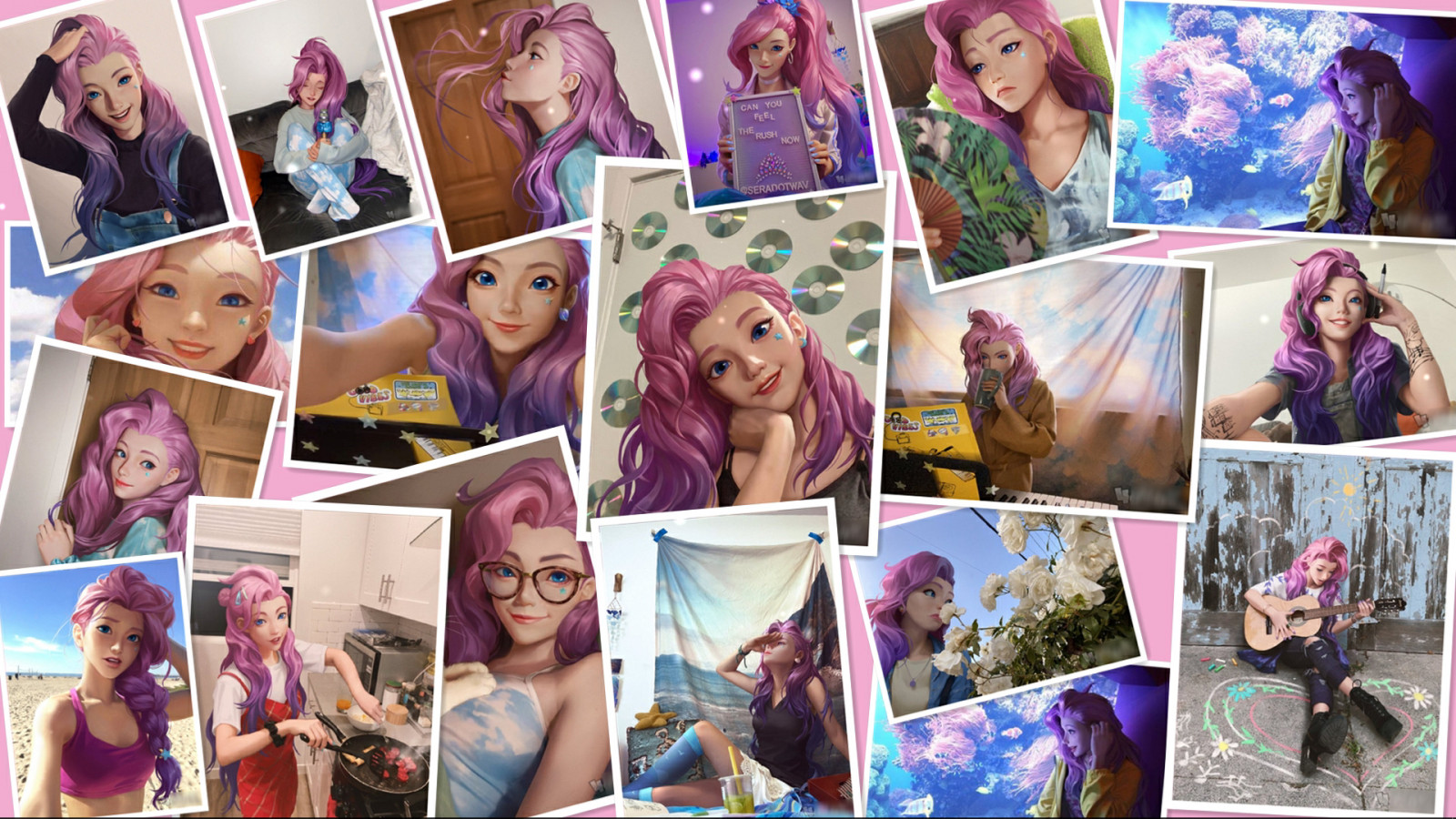 Seraphine Riot Wallpaper : seraphine, Riot Games, League of Legends 1920x1080 - Marz ...