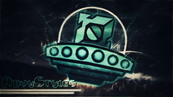 UFO,1920x1080 px,GeometryDash,gfx,kosmická loď
