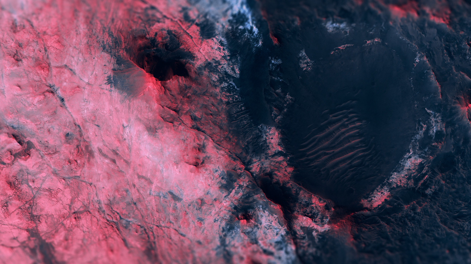 Wallpaper NASA, red, Earth, lava, Terrain, screenshot, atmosphere of