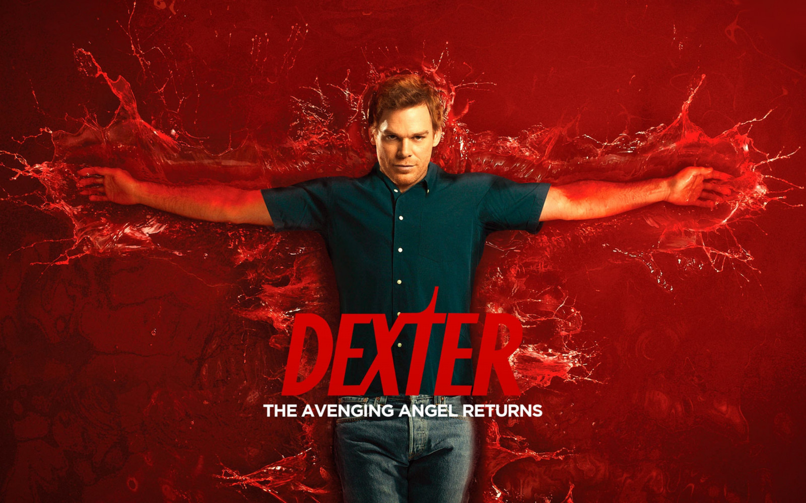 Dexter Morgan, destro, Michael C Hall, sangue, mostrare