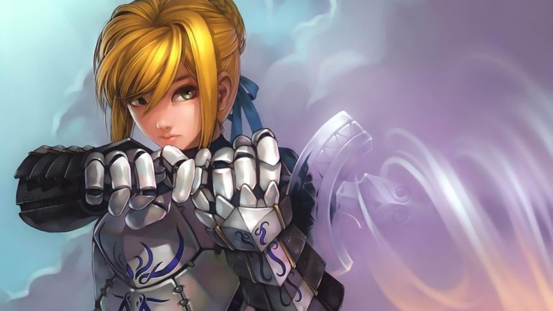 anime, Saber, Fate Series, machine, screenshot, Toy anime, Saber, Fate Series, machine, screenshot, Toy