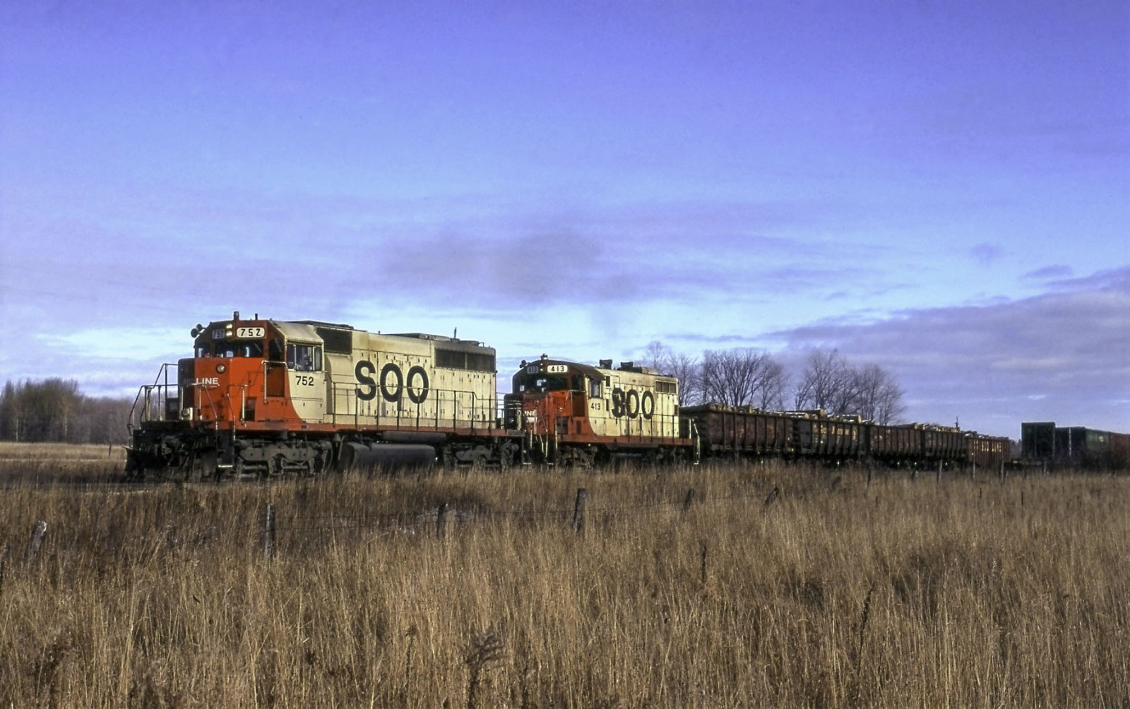 soo, sooline, Soosubdivision, EMD, Sd40, 752, Troutlake, Michigan, Mp447, 911