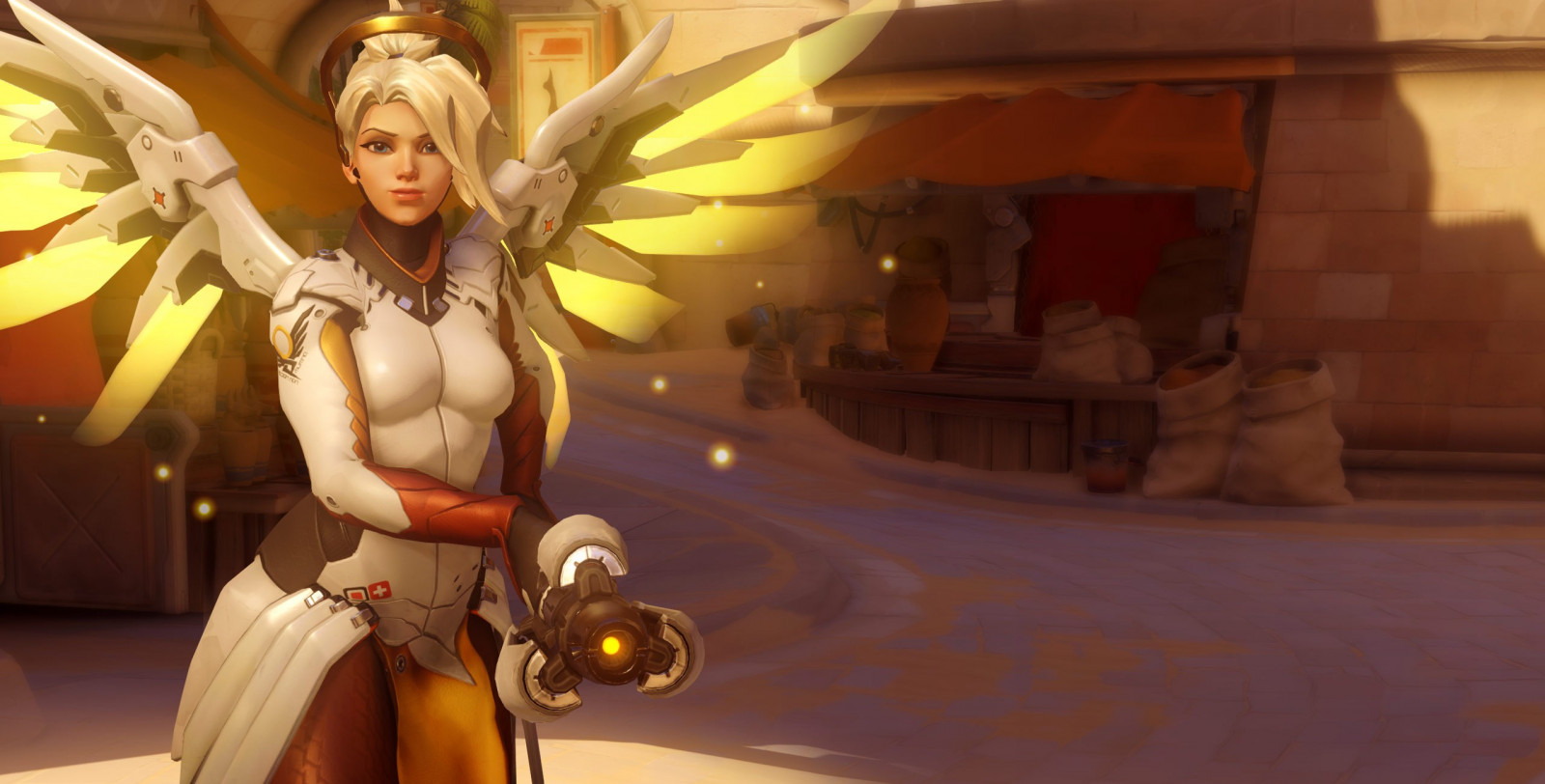 videogiochi, anime, Overwatch, mitologia, immagine dello schermo, 2560x1300 px