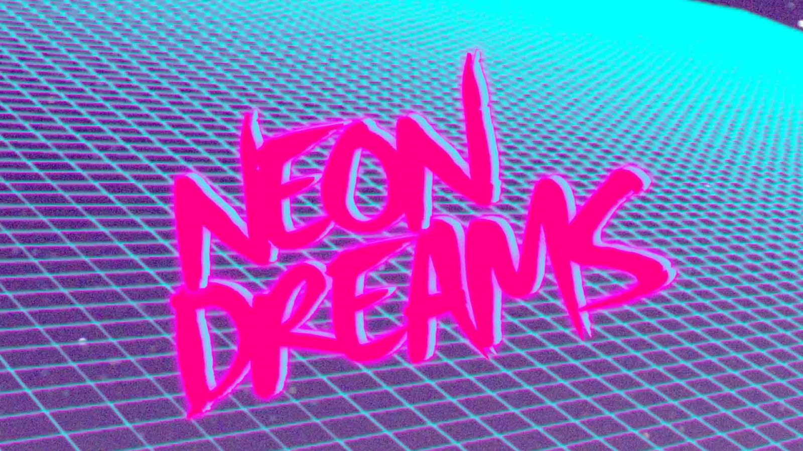 ilustrace, neon, text, vzor, kruh, New Retro Wave, synthwave, UMĚNÍ, tvar, design, čára, font, signage