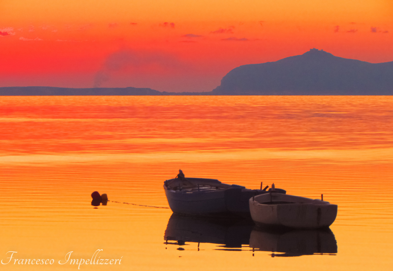 Trapani, Sicilia, både, solnedgang, NGC