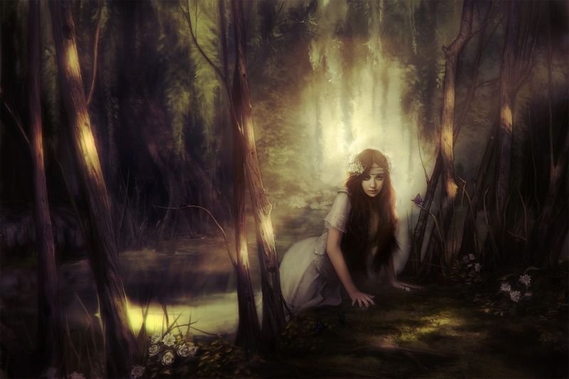 slunečnímu záření, les, fantasy umění, umělecká díla, džungle, mytologie slunečnímu záření, les, fantasy umění, umělecká díla, džungle, mytologie