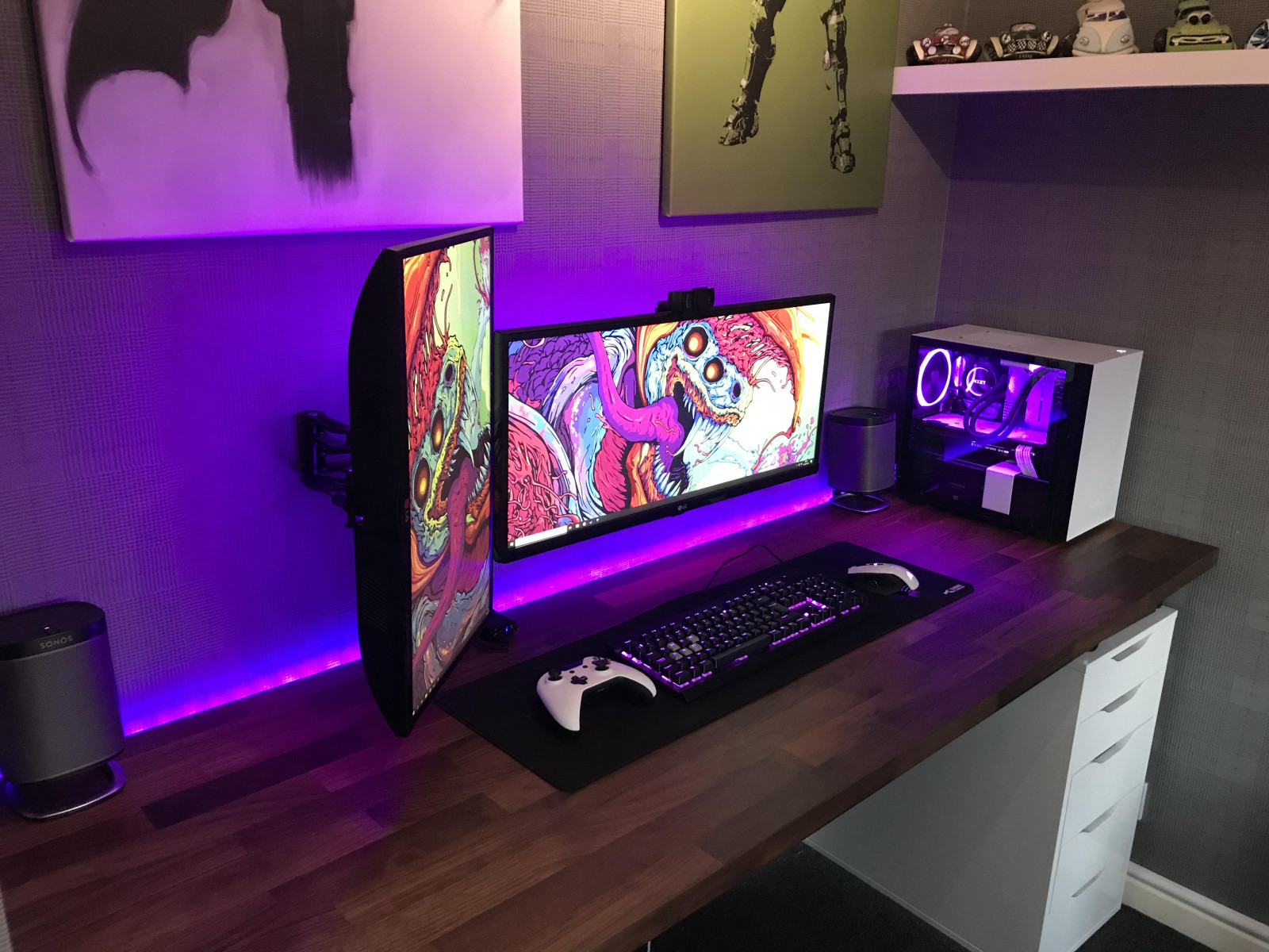 workspace, computer