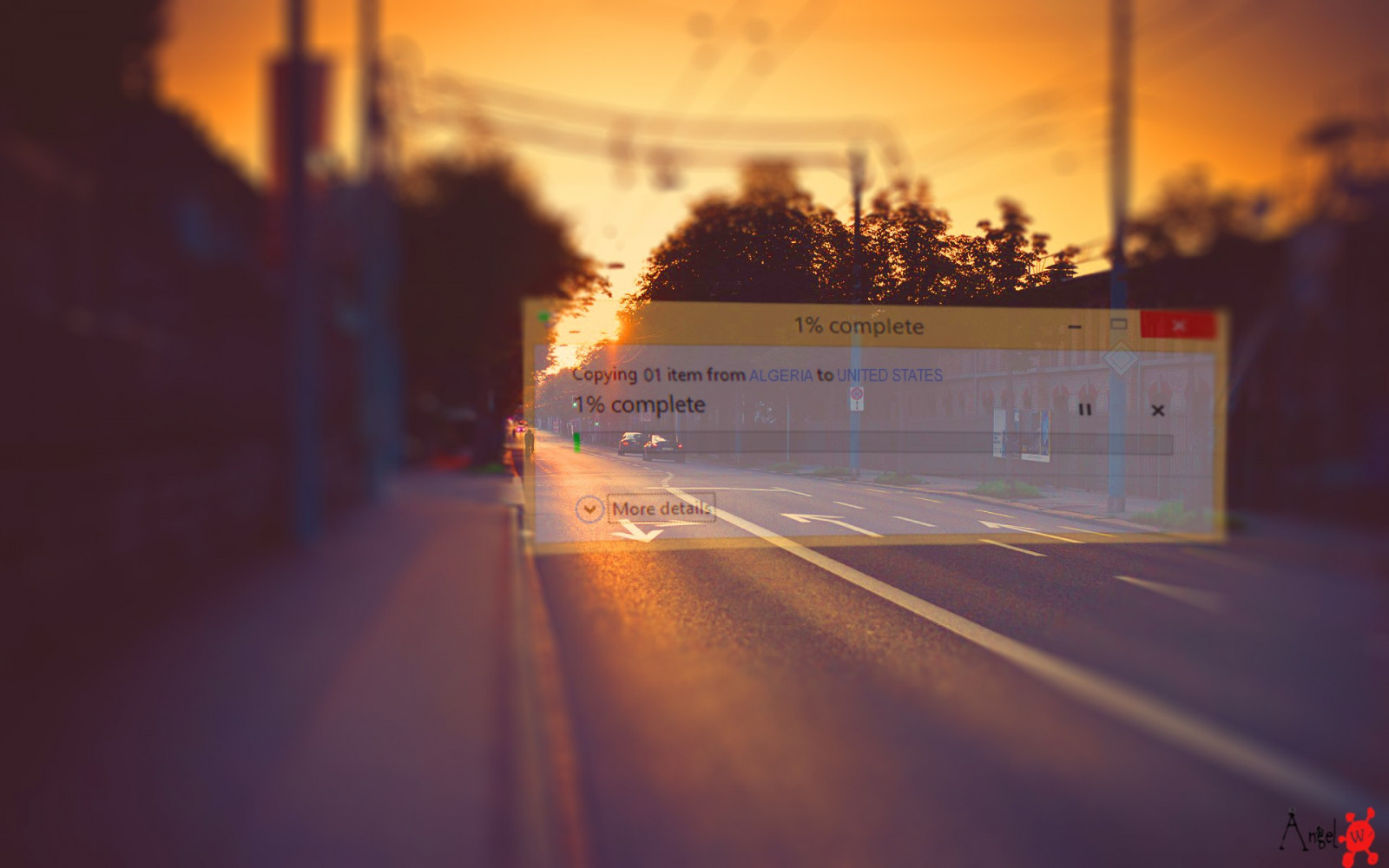 Wallpaper sunset, night, evening, morning, infrastructure