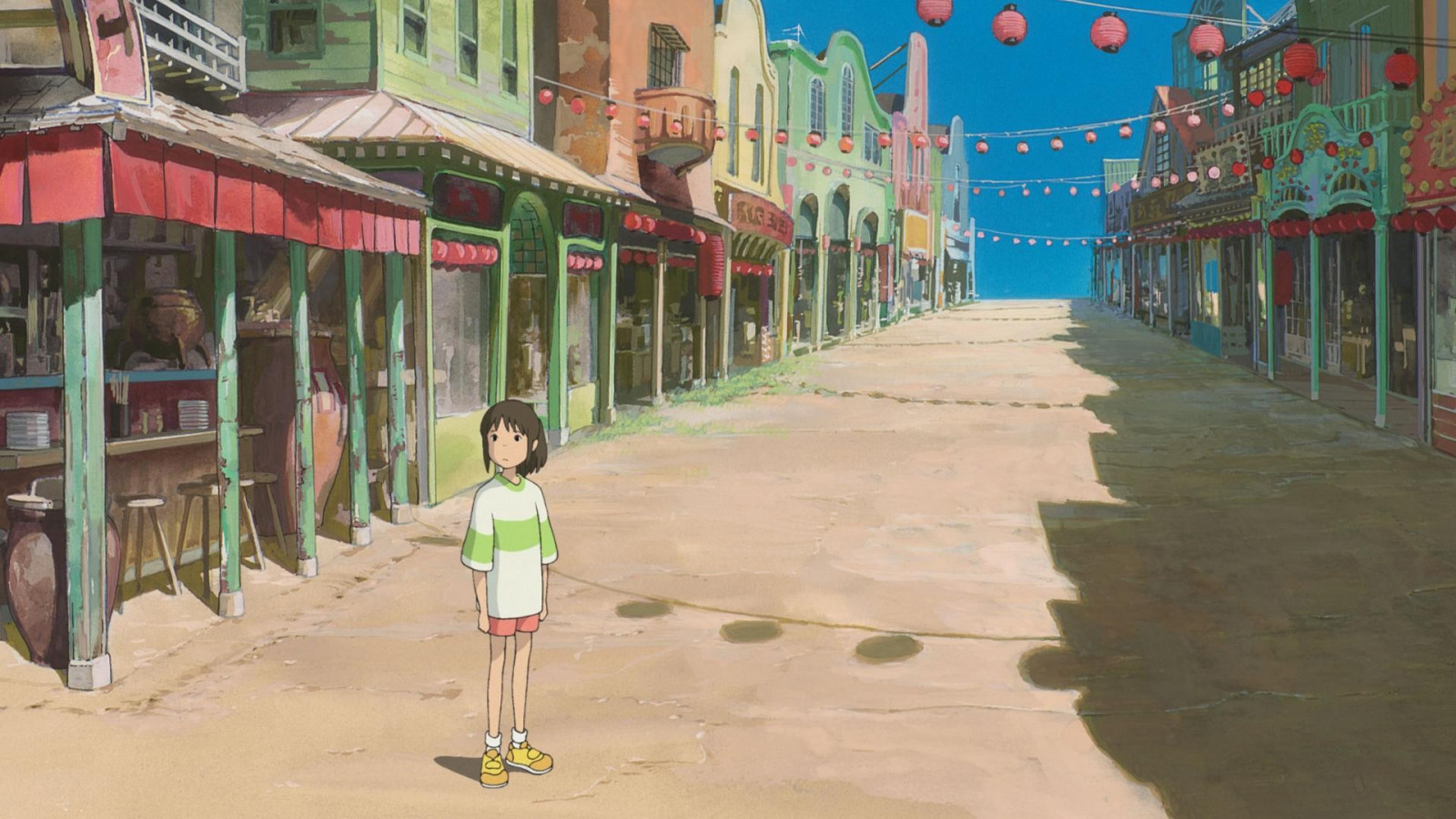 đường phố, đường, Spirited Away, Du lịch, thị trấn, Ghibli Studio, Đi bộ, kỳ nghỉ, màu, Đường thuỷ, khu vực lân cận