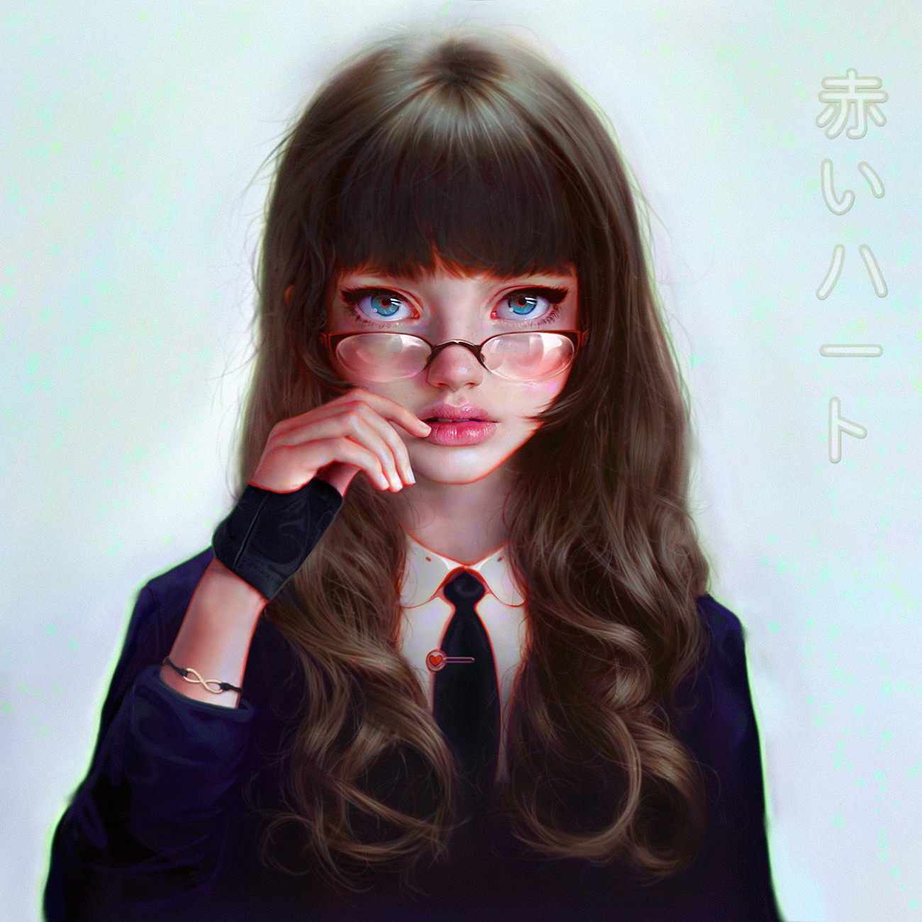 ansigt, model, portræt, langt hår, briller, rød, fotografering, hår, 2D, overskæg, fan kunst, mund, næse, lyserød, emotion, hud, hoved, farve, pige, skønhed, øje, hånd, finger, læbe, frisure, portrætfotografering, brunt hår, ansigtsudtryk, vision pleje, organ