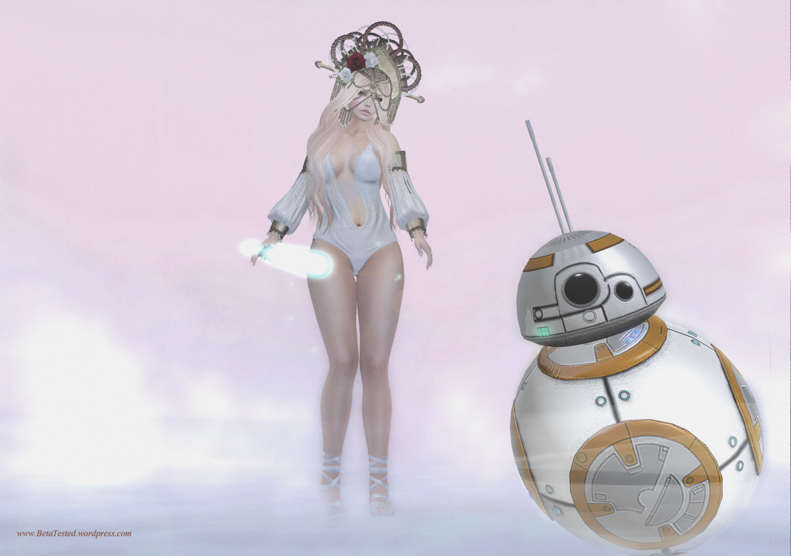 fiori, nube, bianca, la neve, moda, fiaba, robot, Paradiso, pelle, Avatar, giusto, SL, Fata, fantasia, seconda vita, arma, Comune, Aisling, Raro, eq, aspetto, FGC, Gacha, maitreya, bb8, hollipocket, deetalez, fantasygachacarnival