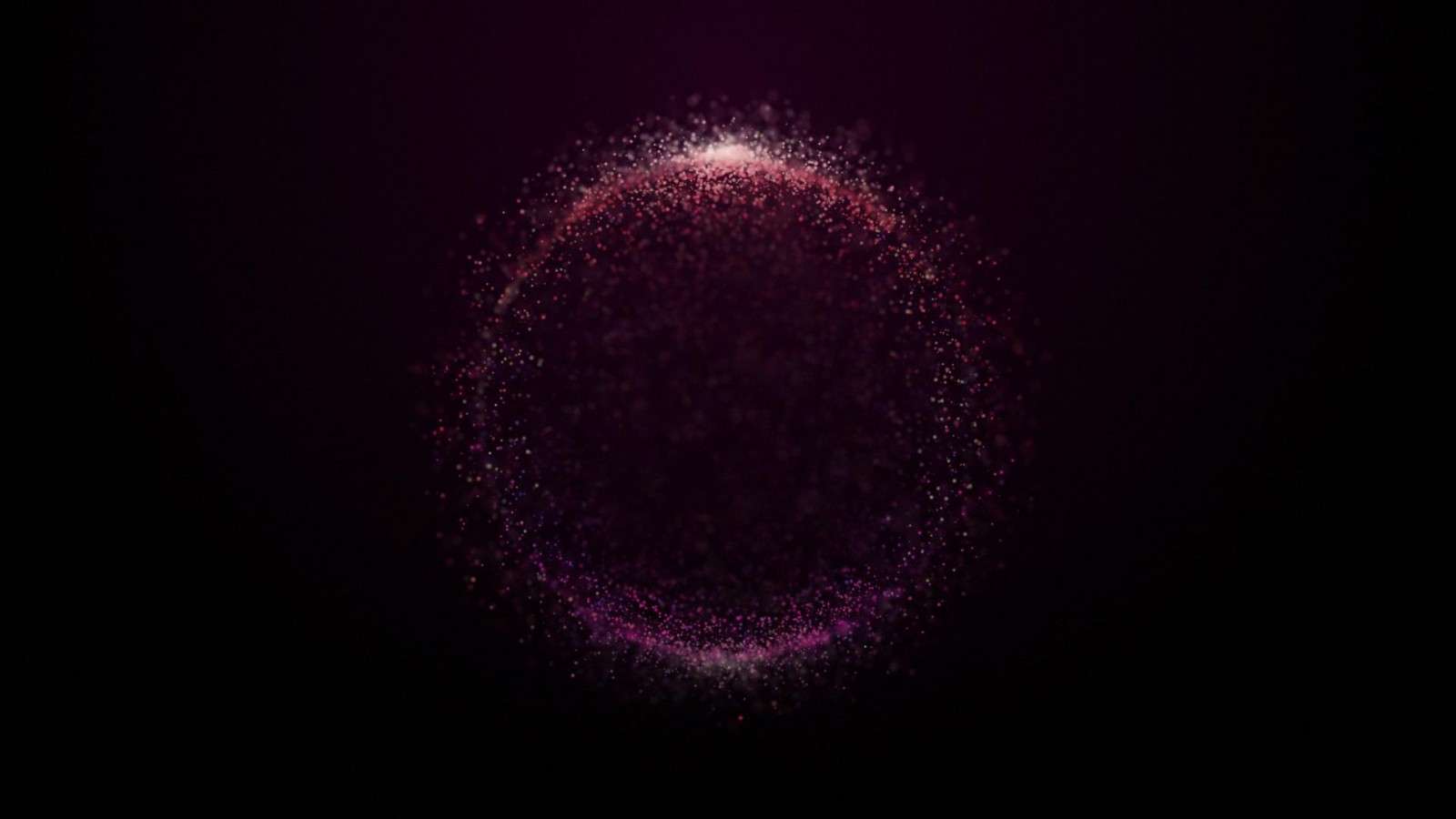 1920x1080 px, Zwart en rood, bubbels, minimalisme