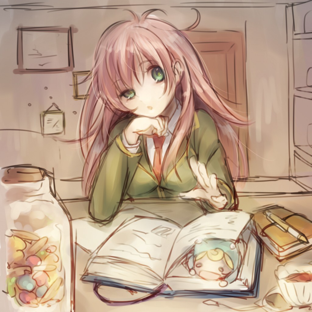 Hintergrundbilder : Jinrui wa Suitai Shimashita, Anime Mädchen, Watashi ...