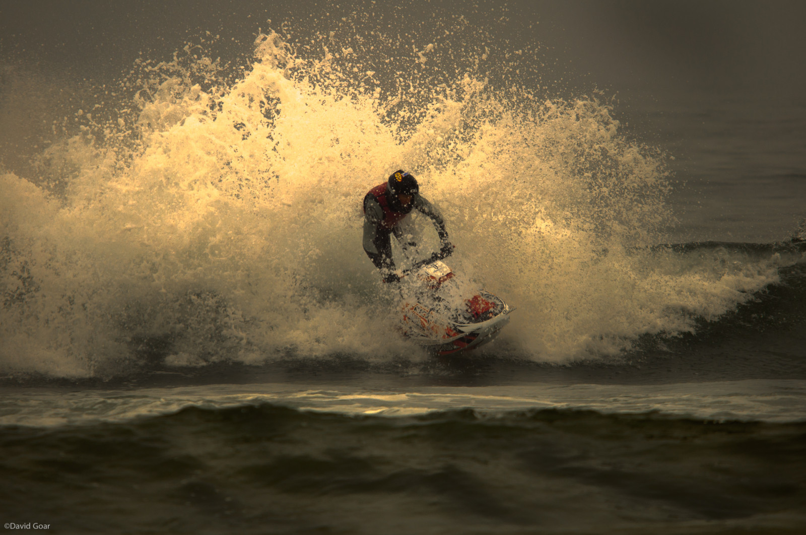 Wallpaper ocean, morning, Ski, Nikon, freestyle, Surf, play, gloomy, pacific, jet, foggy