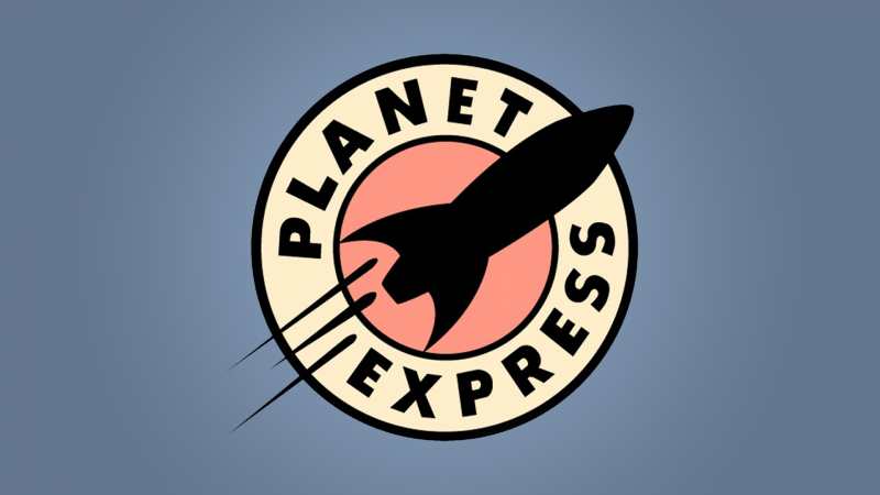 ilustrace, logo, kreslená pohádka, značka, Futurama, modrý ilustrace, logo, kreslená pohádka, značka, Futurama, modrý