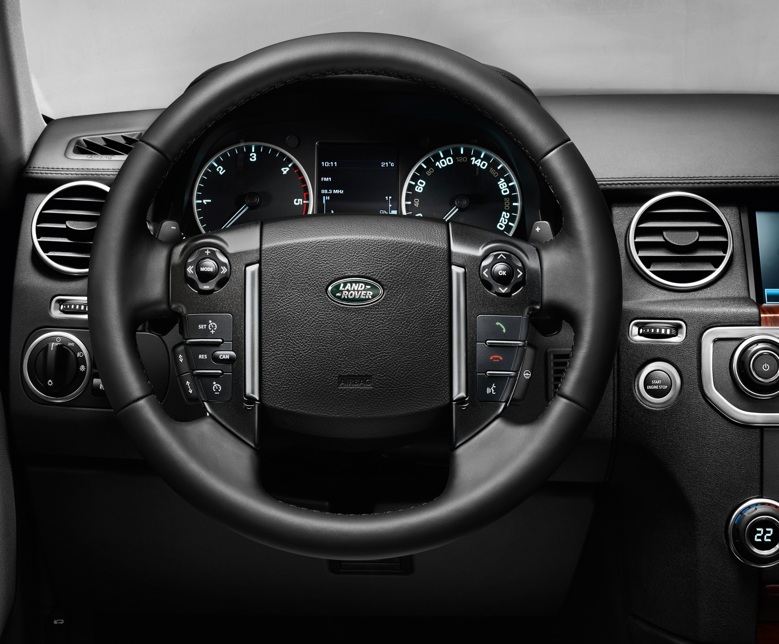 Wallpaper steering wheel, Land Rover, netcarshow, netcar, car images
