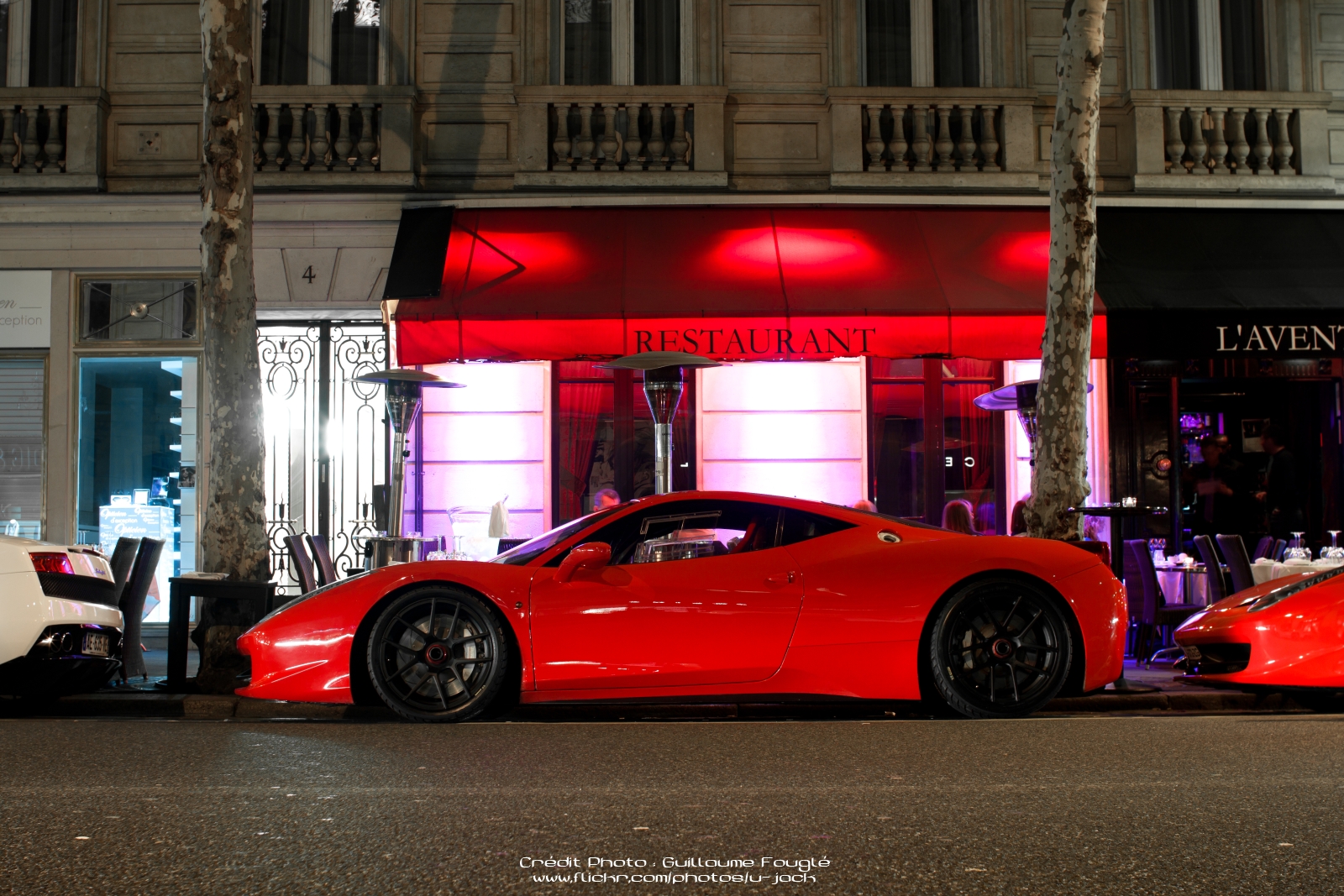 auto, silnice, Červené, Paříž, auto, 30, noc, závodní auto, Kánon, de, růž, eos, automobil, nightshot, F14, sigma, Ferrari, voiture, GT, Guillaume, výzva, V8, právní, Rallye, 2012, 30mm, 500D, 458, HSM, ujack, worldcars, fougl, wolrdcars