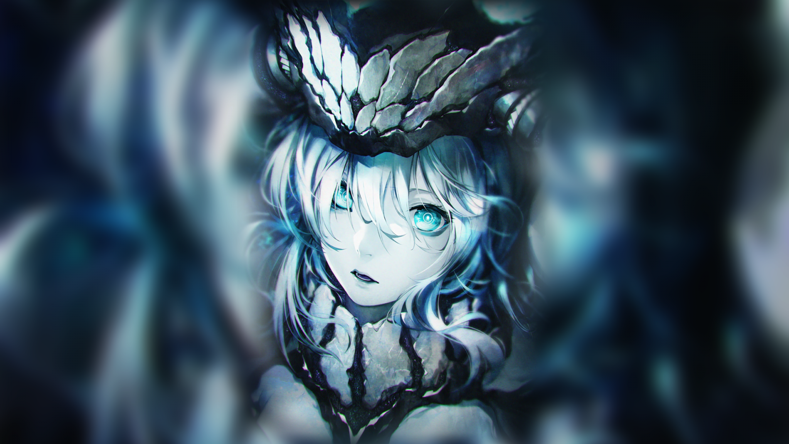 Đơn sắc, Anime, truyện, Bộ sưu tập Kantai, bóng tối, Ảnh chụp màn hình, Hình nền máy tính, Nhân vật hư cấu