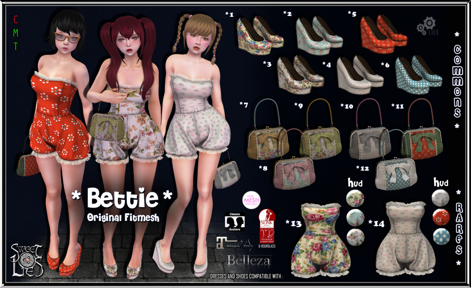 liv, piger, spil, op, mode, taske, sko, pin, Venus, kjole, polka, begivenhed, mode, pung, lara, andet liv, anden, hæle, trend, prikker, standard, størrelser, pinup, kile, Belleza, timeglas, tmp, bloomers, Gami, Gacha, Maitreya, slink, gatcha, Greb;, sweetlies, fitmesh, themeshproject, sweetliesoriginal