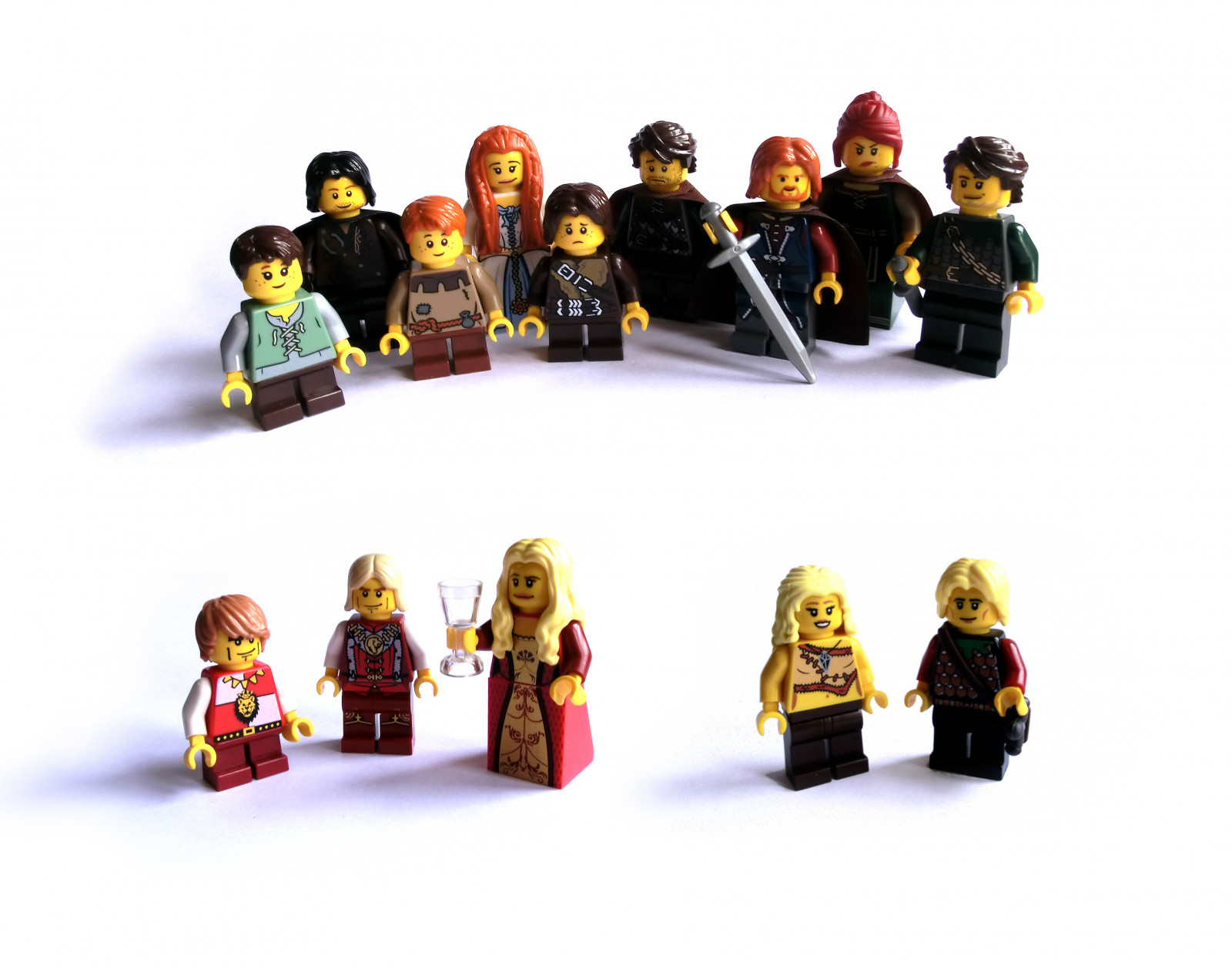 LEGO, minifig, minifigs, moc, hra o trůny