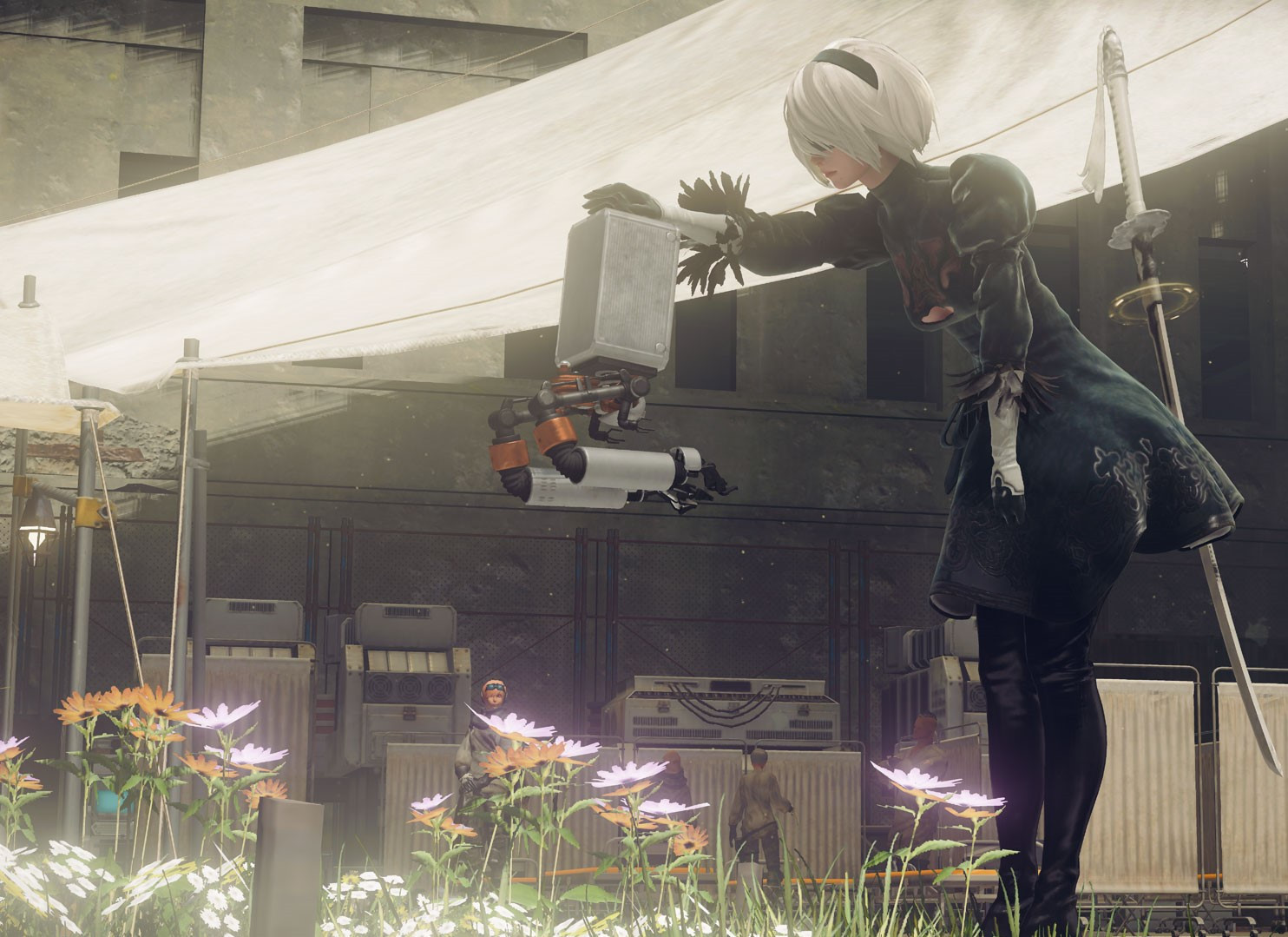 壁纸 Nier 尼尔自动机 视频游戏1484x1079 3guts3 电脑桌面壁纸 Wallhere 壁纸库