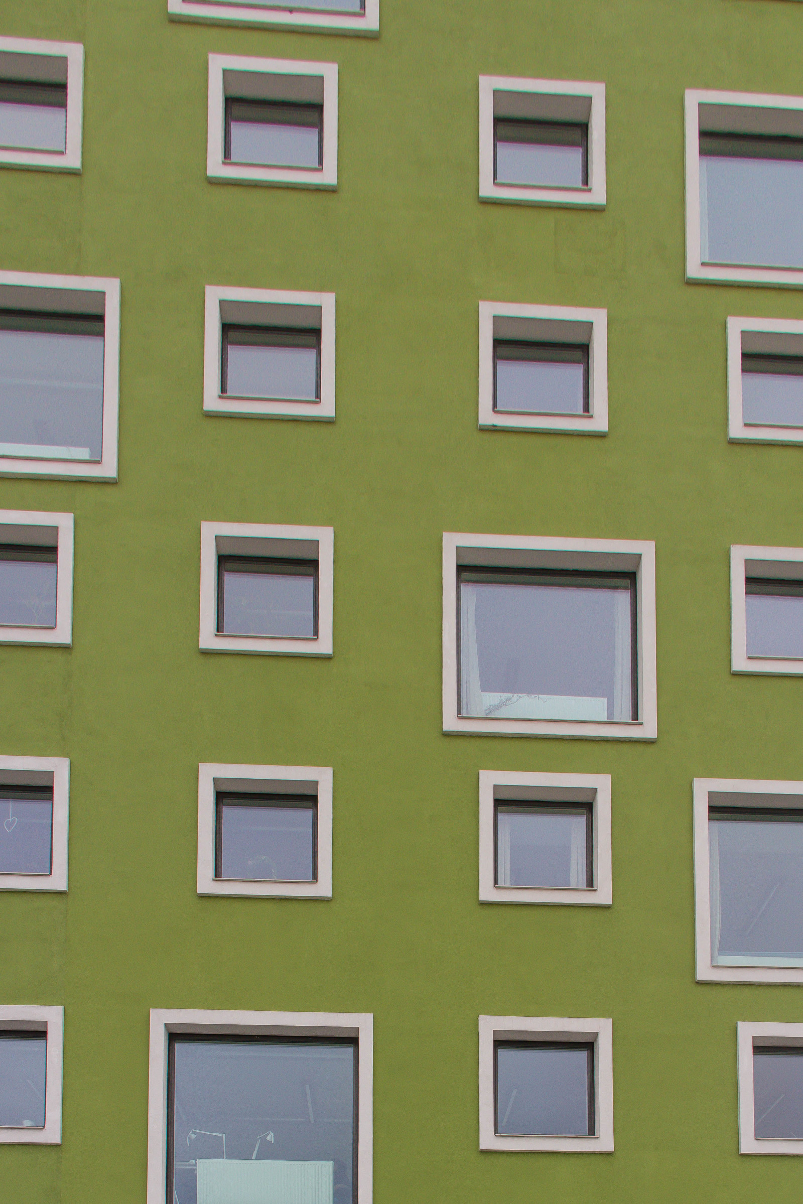 okno, architektura, budova, stěna, zelená, modrý, vzor, balkón, Vzhled interiéru, Dánsko, Kodaň, barva, architektura, byggnad, Danmark, k penhamn, tvar, design, čára, Restad, kopenhavn, balkonger, plejboliger restadsyd, fasáda, obytný prostor, Žaluzie okna, posouvací okno