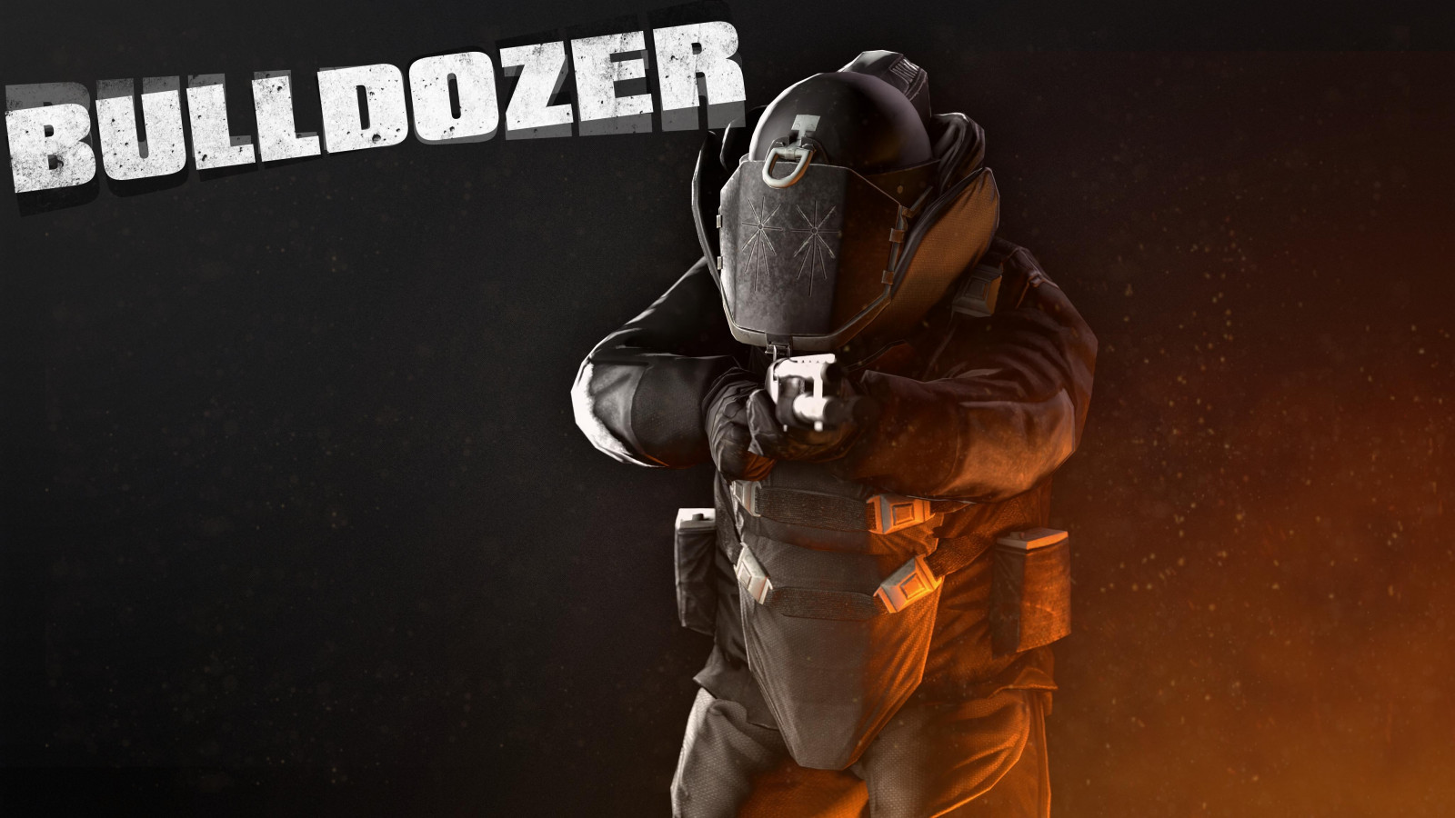 Source Filmmaker, Payday 2, buldozer, oblečení, Snímek obrazovky