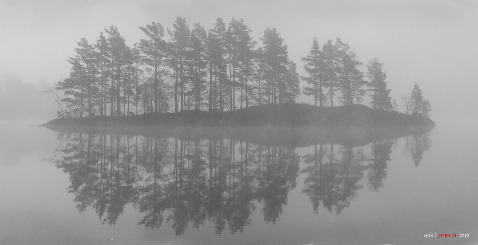 černobílý, jezero, voda, odraz, sníh, zima, silueta, Norsko, ráno, mlha, zrcadlo, ostrov, opar, 2012, strom, mlha, počasí, tělesné, norge, Rogaland, atmosférický jev, Černý a bílý, monochromatické fotografování, borovice, bentingeask, askphoto, Hjelmeland, Ryfylke, Furu, Holme, fjellvann, silentwater, stillevann, helgalandsvatnet