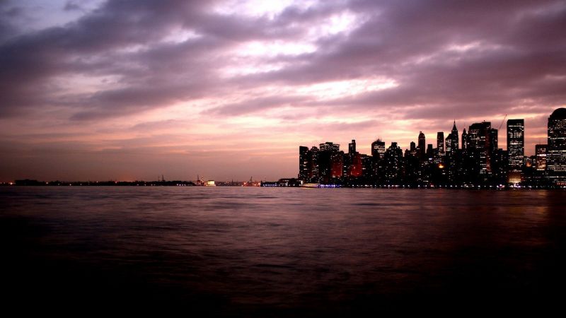 日落, 海, 市, 都市风景, 阳光, 景观 日落, 海, 市, 都市风景, 阳光, 景观