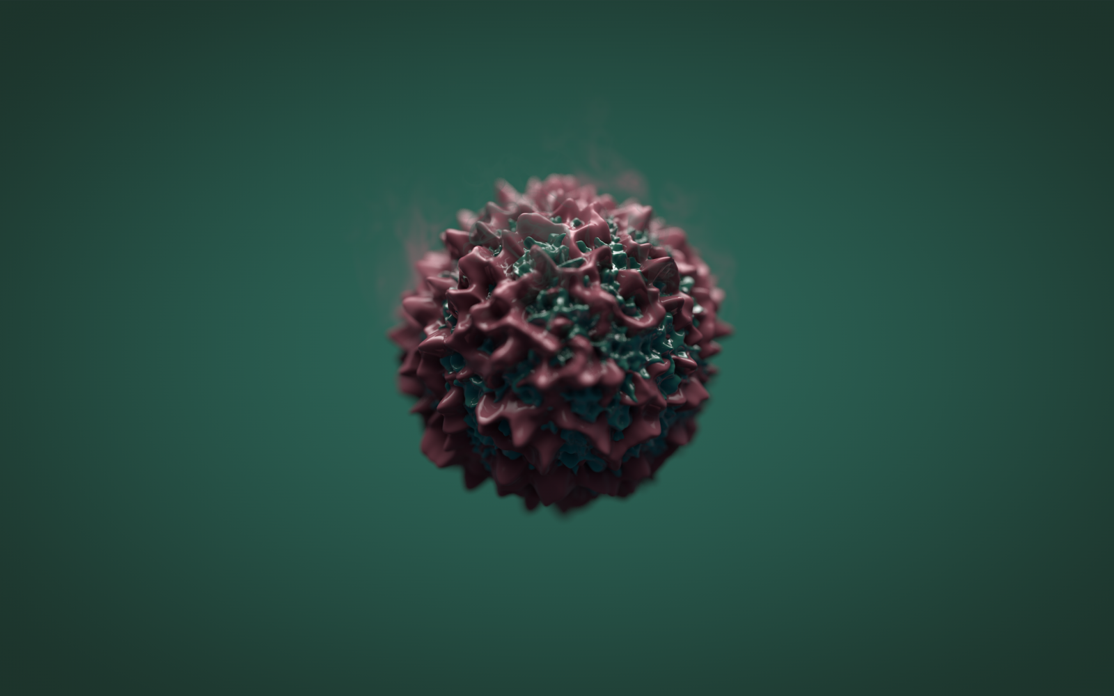 Wallpaper digital art, simple background, render, CGI, green, circle