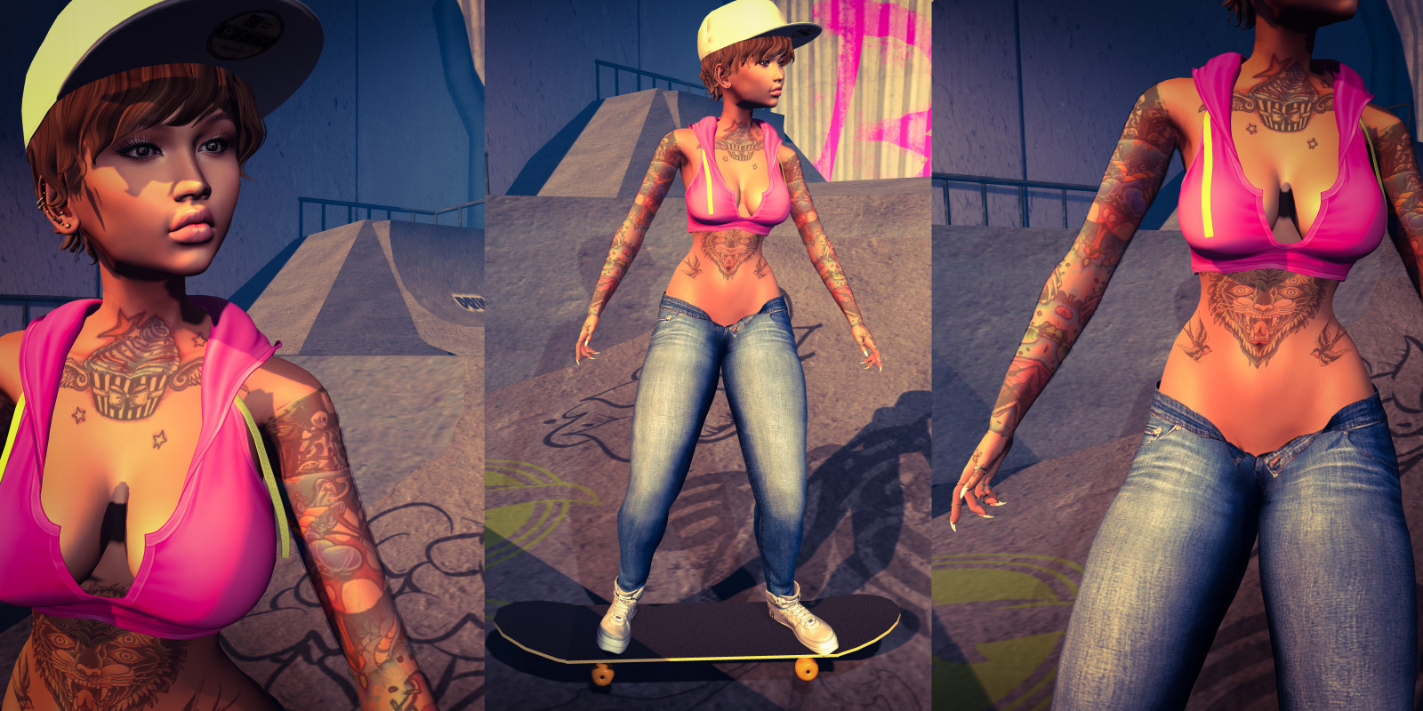 กระฉับกระเฉง, lefashionwhore, บล็อก, บล็อกเกอร์, ชีวิตที่สอง, สเก็ตบอร์ด, สัก, eaterscoma