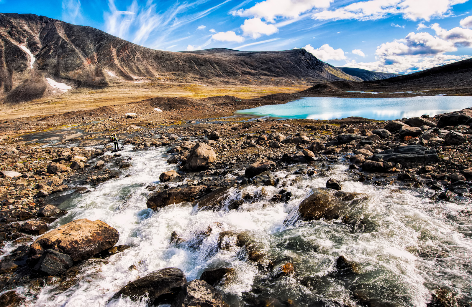 agua, região selvagem, Formas de relevo montanhosas, montanha, céu, Rocha, Montanhas, panorama, lago, característica da água, reflexão, caiu, rio, Parque Nacional, geologia, corrente, Colina, árvore, cadeia de montanhas, Loch, Curso de água, Fiorde, elevação, inverno, nuvem