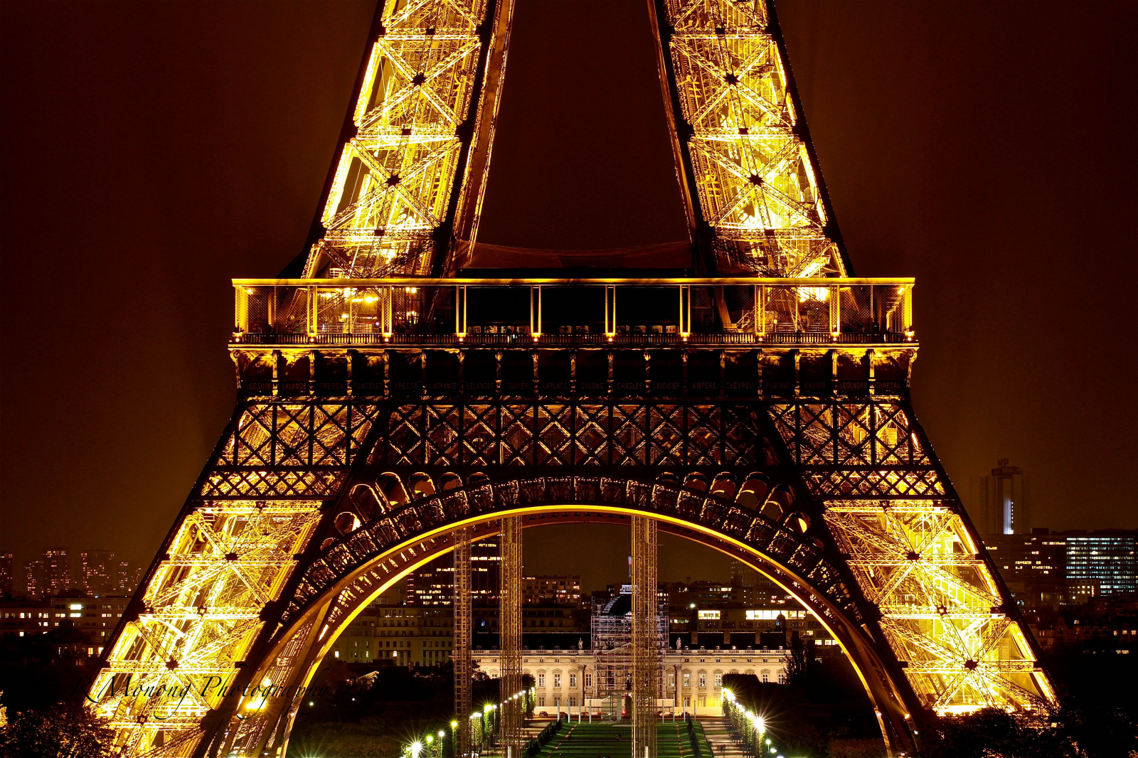 Eiffelova věž, Eiffelova, nigth, Paříž, Francie, rychlost závěrky