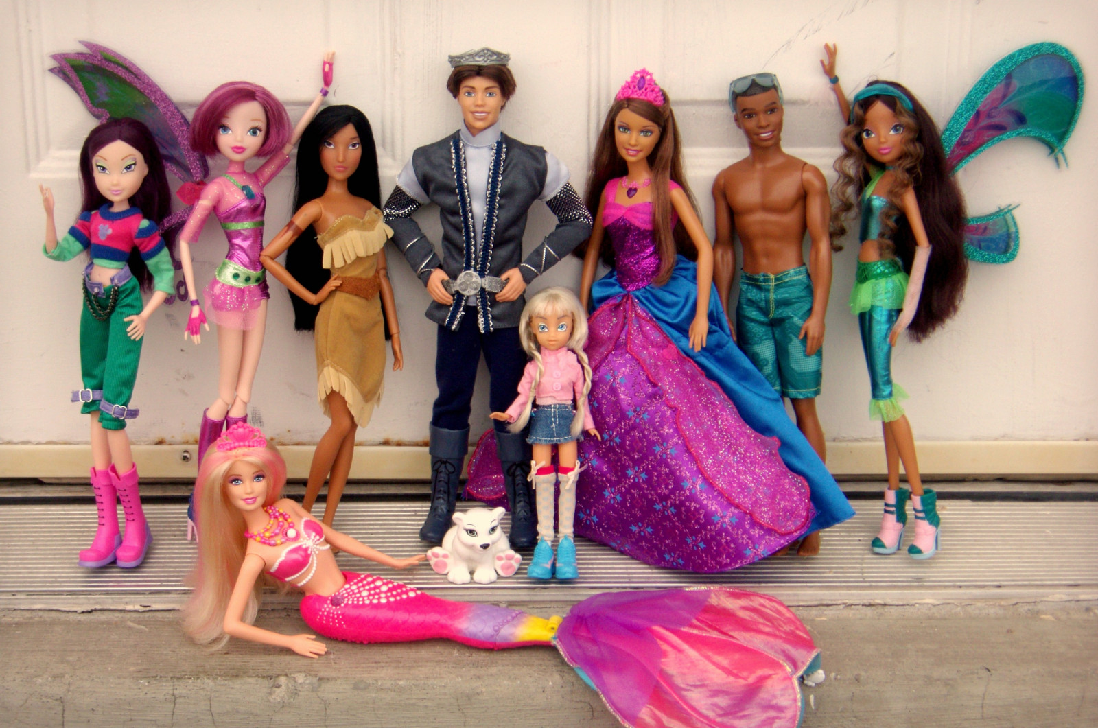 rosa, moda, divertimento, Bambola, costume, Giocattolo, ragazza