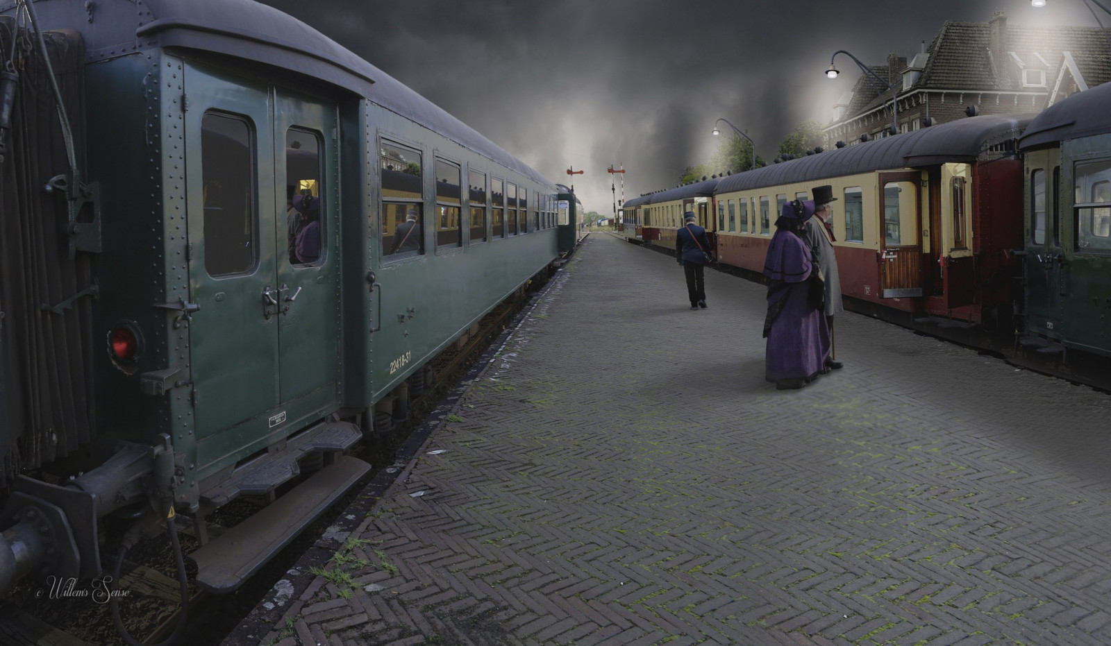 veicolo, fotografia, treno, stazione ferroviaria, manipolazione fotografica, trasporto, locomotiva, elettricità, Passeggeri, Transito rapido, traccia, area metropolitana, veicoli terrestri, trasporto pubblico, trasporto ferroviario, materiale rotabile, autovettura, vagone