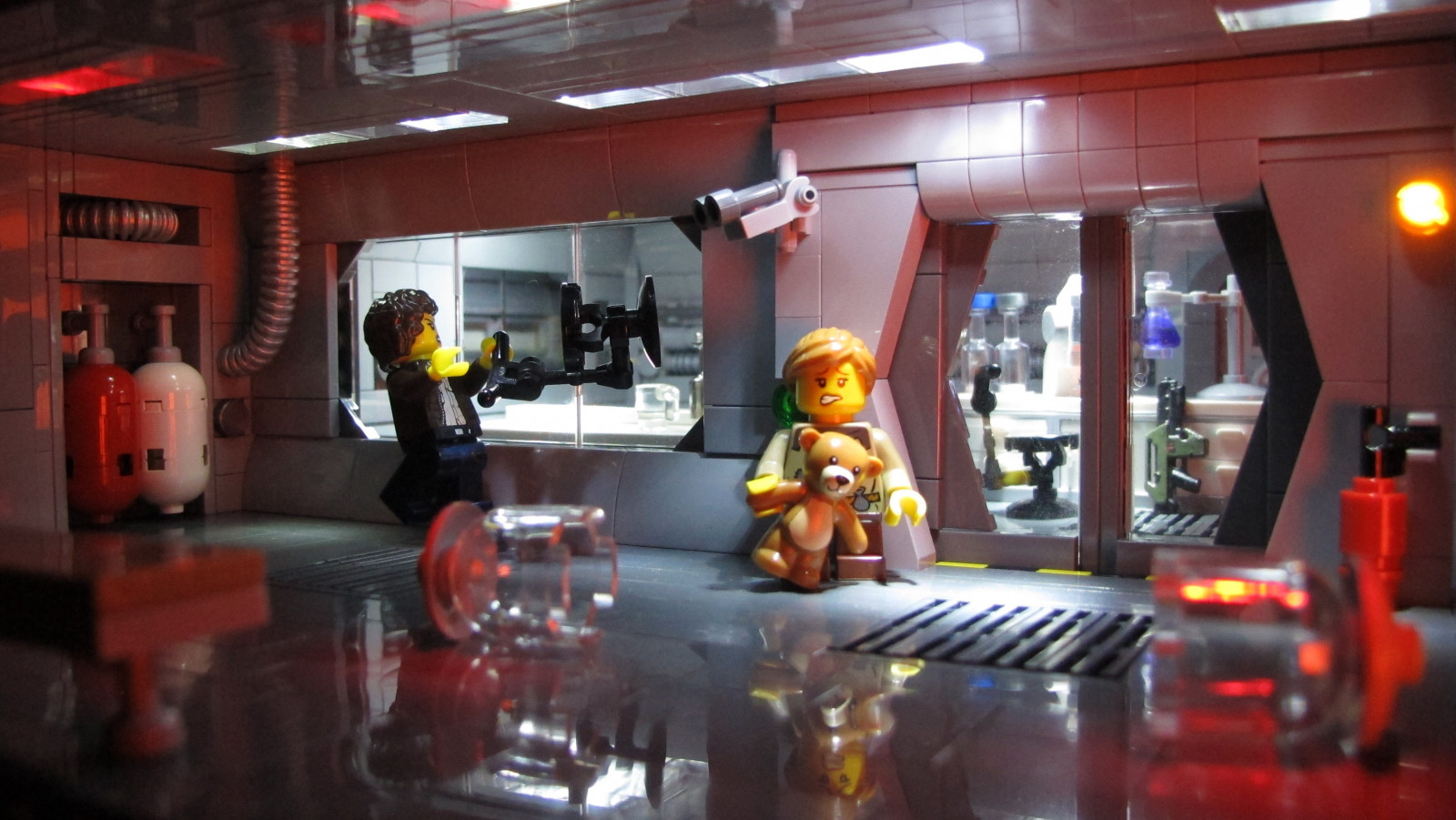 osvětlení, dveře, okno, sklenka, LEGO, Ripley, cizinci, vedený, cameron, čolek, trojúhelníkový, facehugger, Medlab