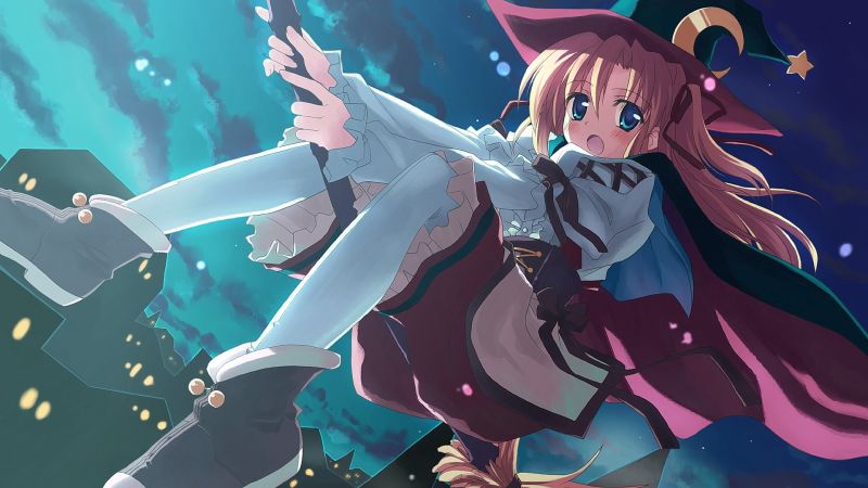 noc, dlouhé vlasy, anime, anime dívky, ilustrace, ryšavý noc, dlouhé vlasy, anime, anime dívky, ilustrace, ryšavý