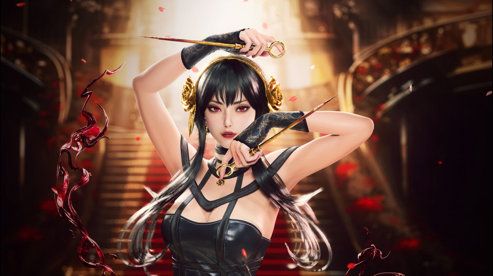 Su Yi, CGI, Yor Forger, ตาแดง, ทอง, ผู้หญิง