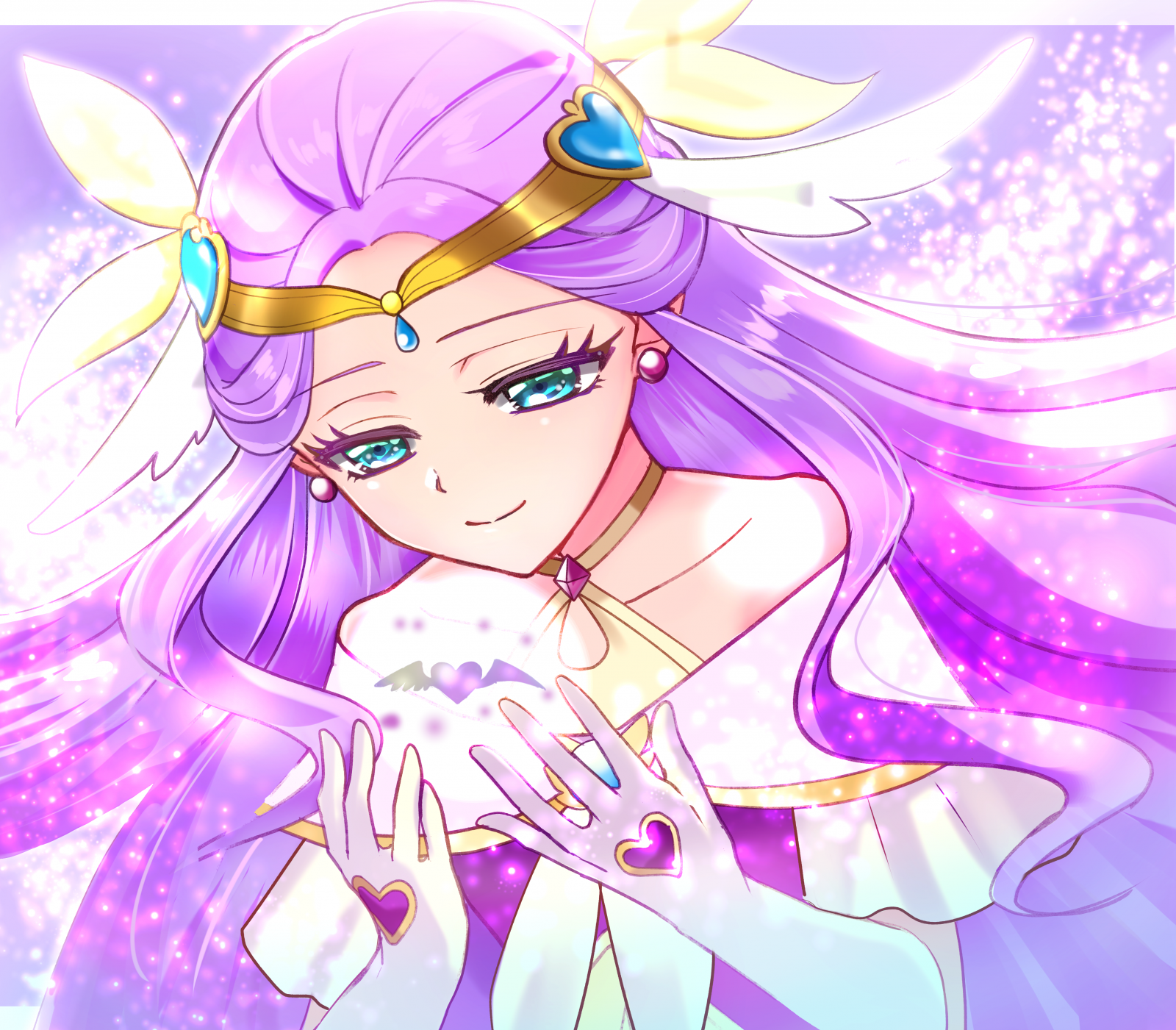 spotprent, Purper, organisme, violet, roze, cg artwork, KUNST, magenta, zwart haar, lang haar, gelukkig, elektrisch blauw, fictief personage, wimper, illustratie, grafiek, tekening, fictie, animatie, grafisch ontwerp, Animated cartoon, anime