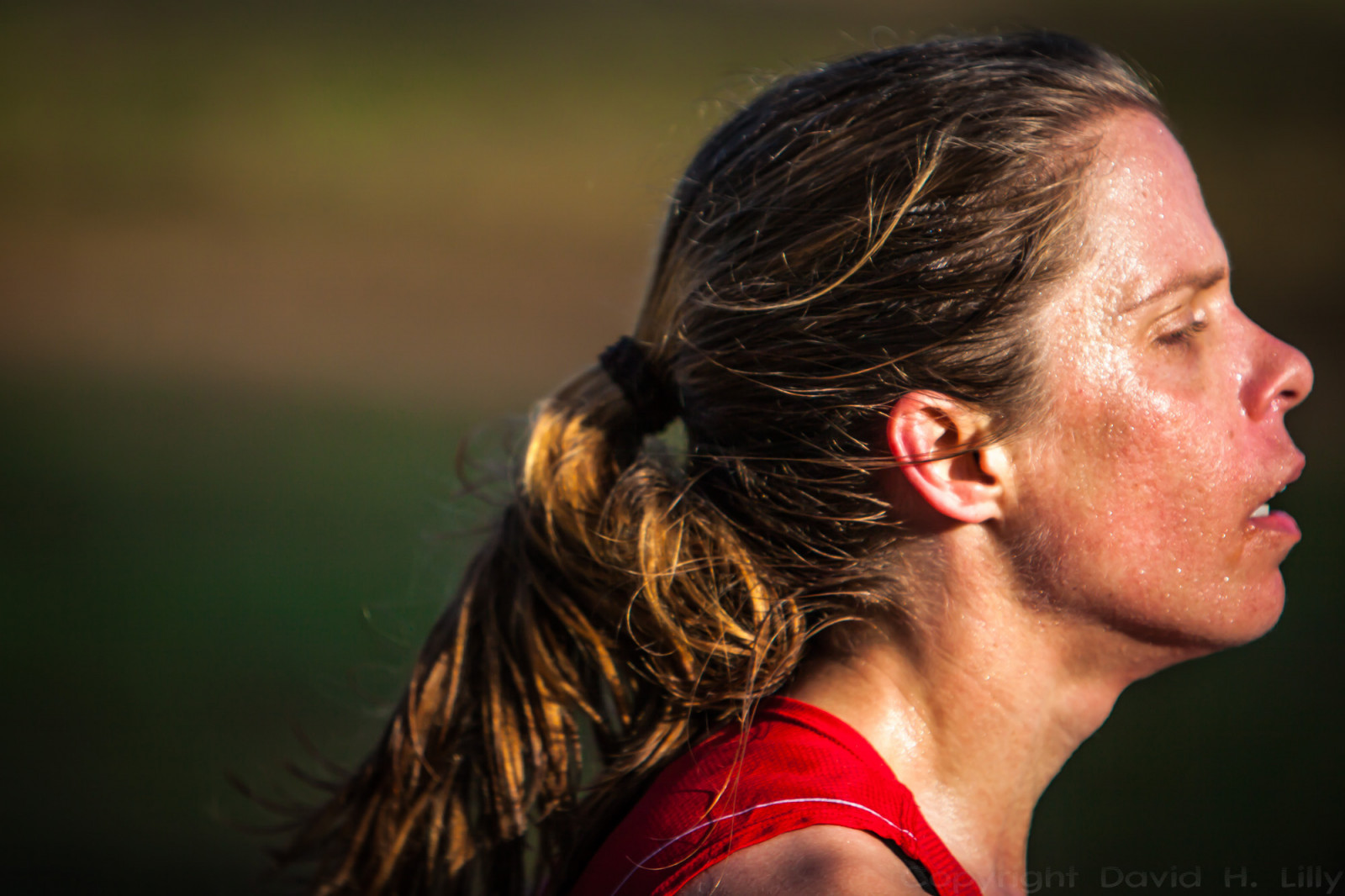 Wallpaper face, women, model, portrait, hair, tears, running, Person