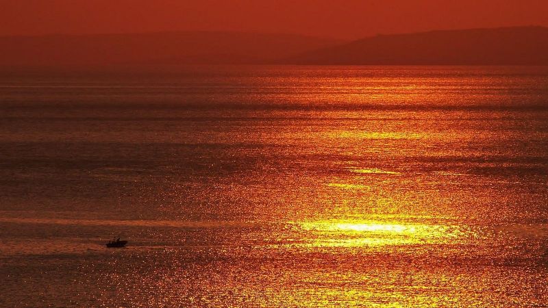 σκάφος, νερό, ηλιακό φως, η δυση του ηλιου, θάλασσα, αντανάκλαση σκάφος, νερό, ηλιακό φως, η δυση του ηλιου, θάλασσα, αντανάκλαση