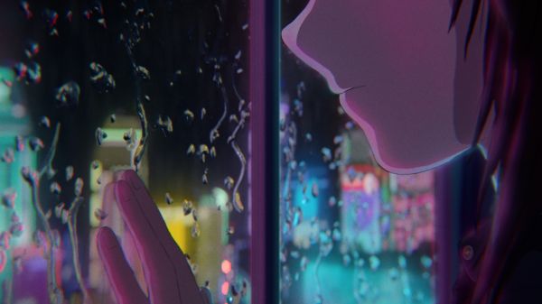 digital art,anime city,city,anime,anime girls,neon sign